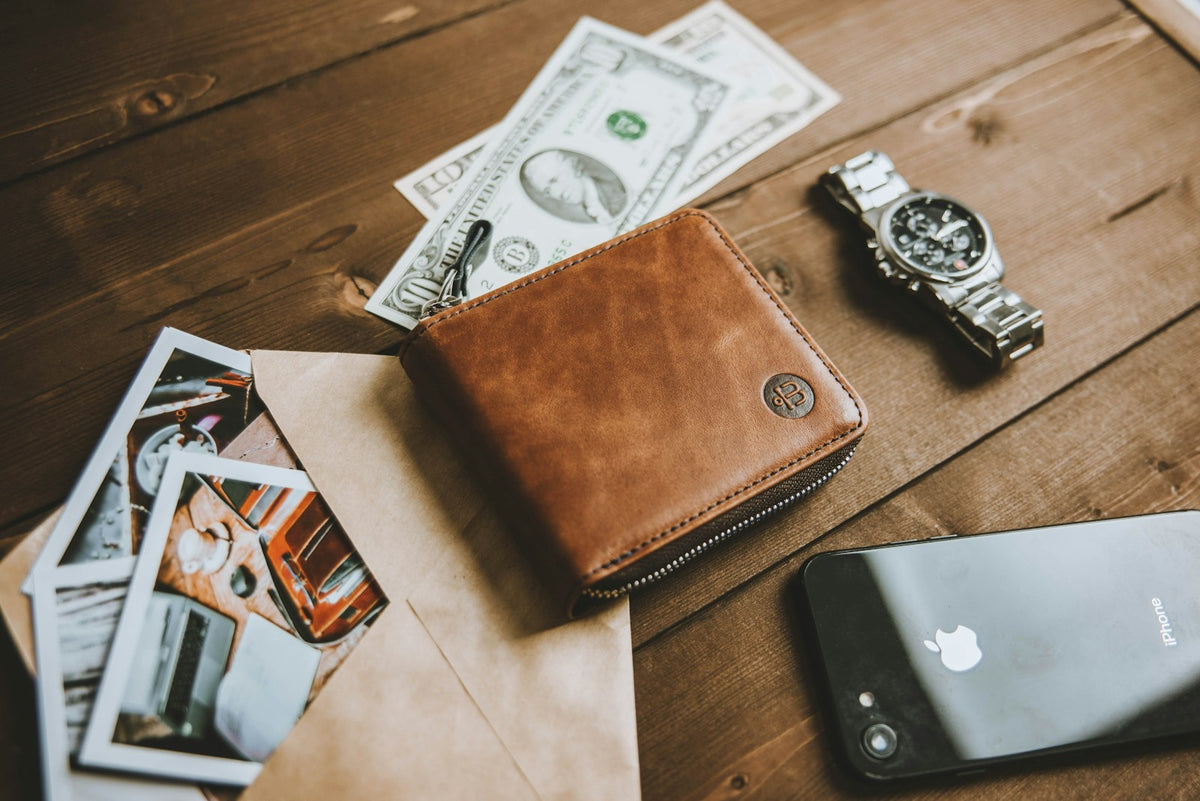 Vintage Brown Wallet in Brown