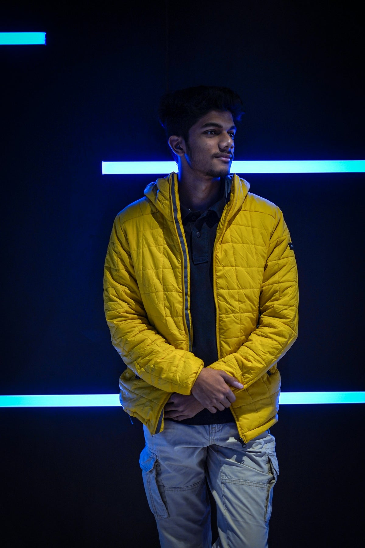 Haldi Puffer Jacket in Mustard