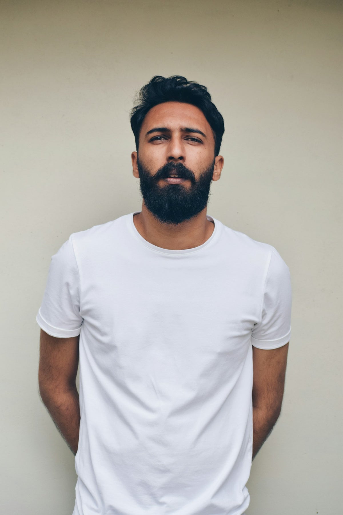 Safed Essential Crew Tee in White