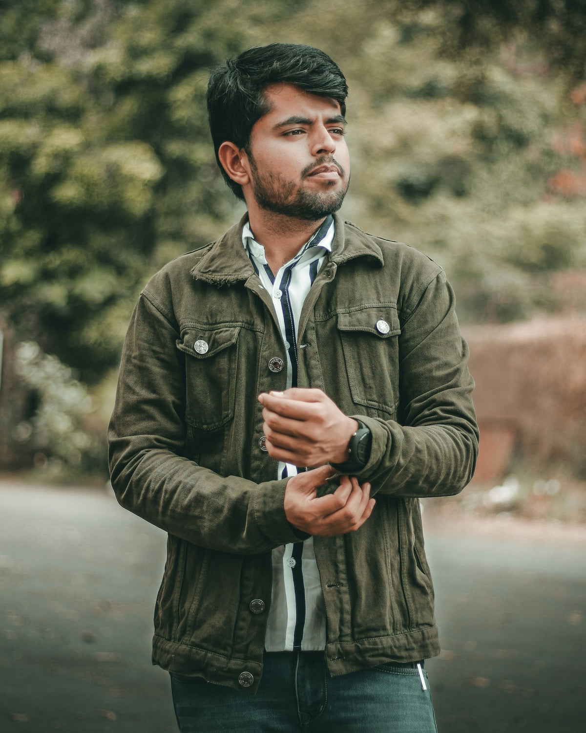 Fauji Field Jacket in Olive
