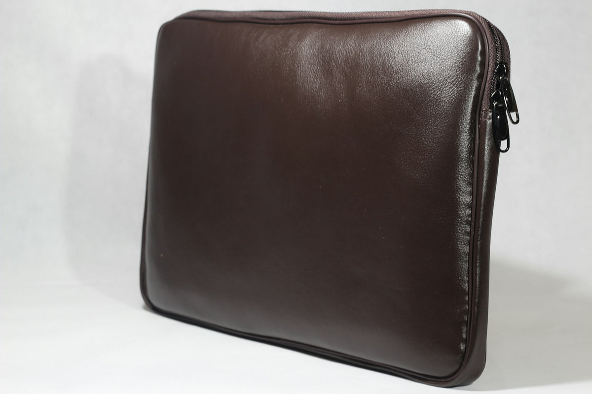 Espresso Laptop Sleeve in Dark Brown