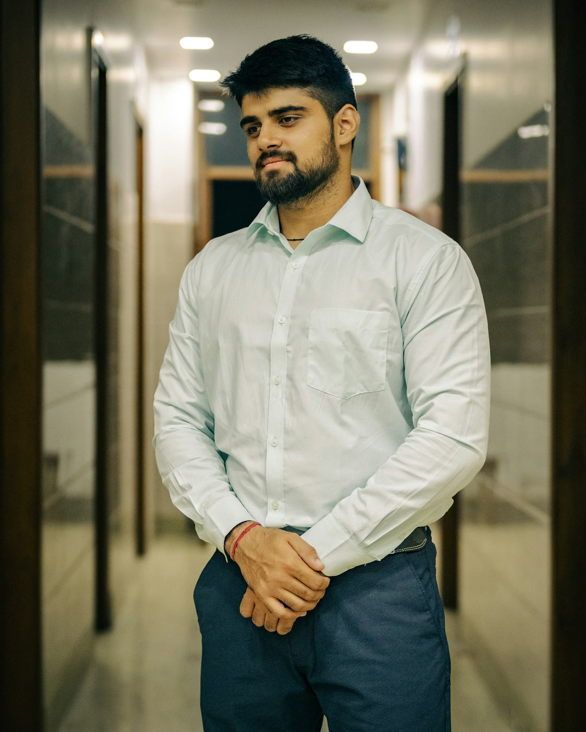 Hara Sage Formal Shirt in Sage
