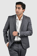 Charcoal Two-Piece Suit in Charcoal