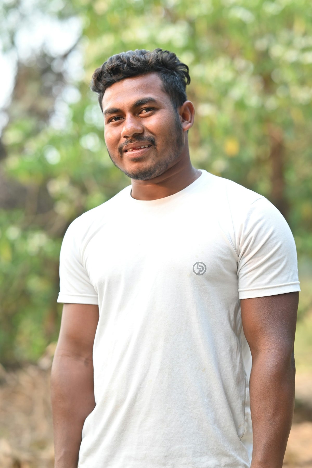 Chandni Relaxed Tee in White