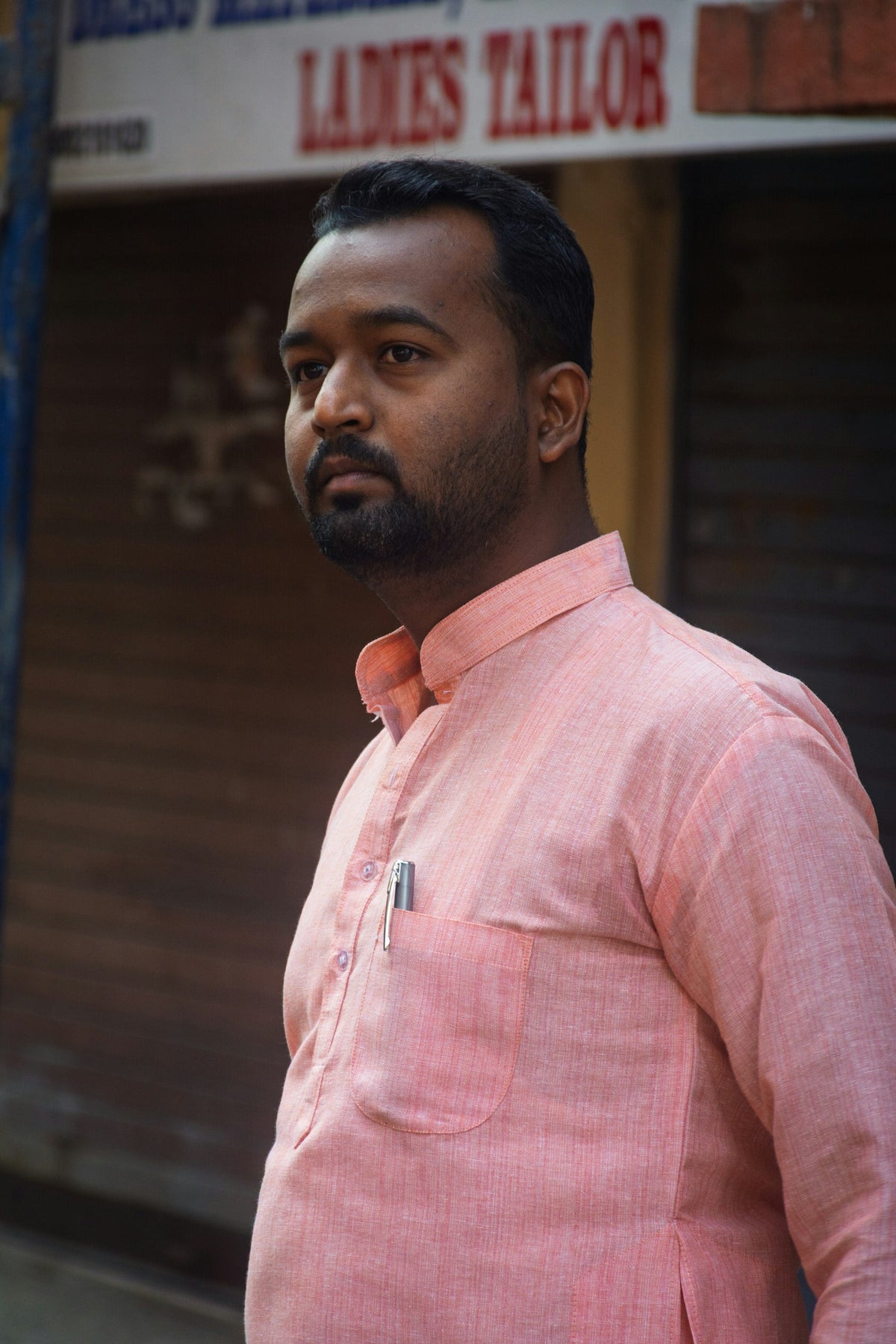 Gulabi Oxford Shirt in Dusty Pink