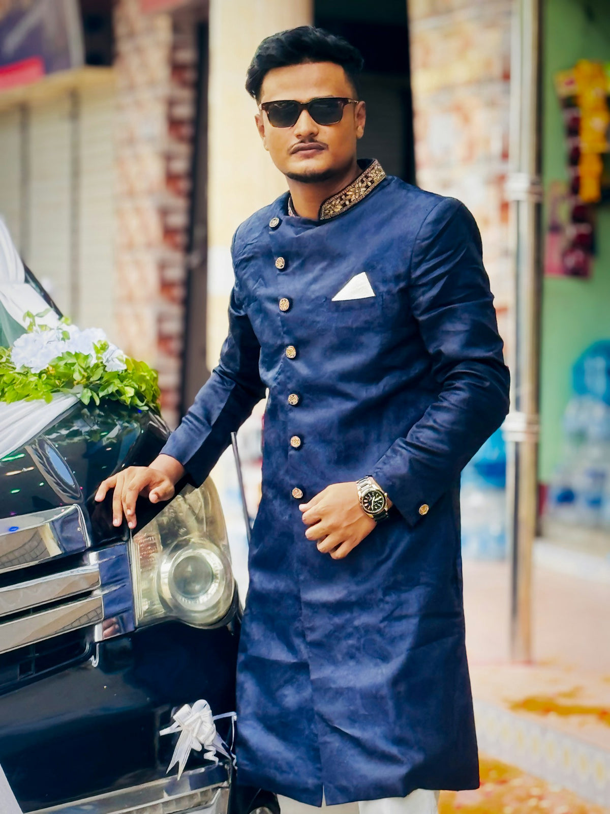 Neelam Bandhgala in Navy